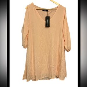 NWT Noctflos Blush Pink Large Summer Dress